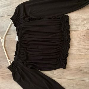 pacsun off the shoulder long sleeve